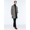 Fursac - Houndstooth Wool Coat