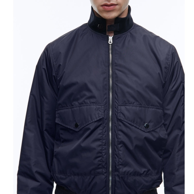 Fursac - Blue Water Repellent Canvas Bombers