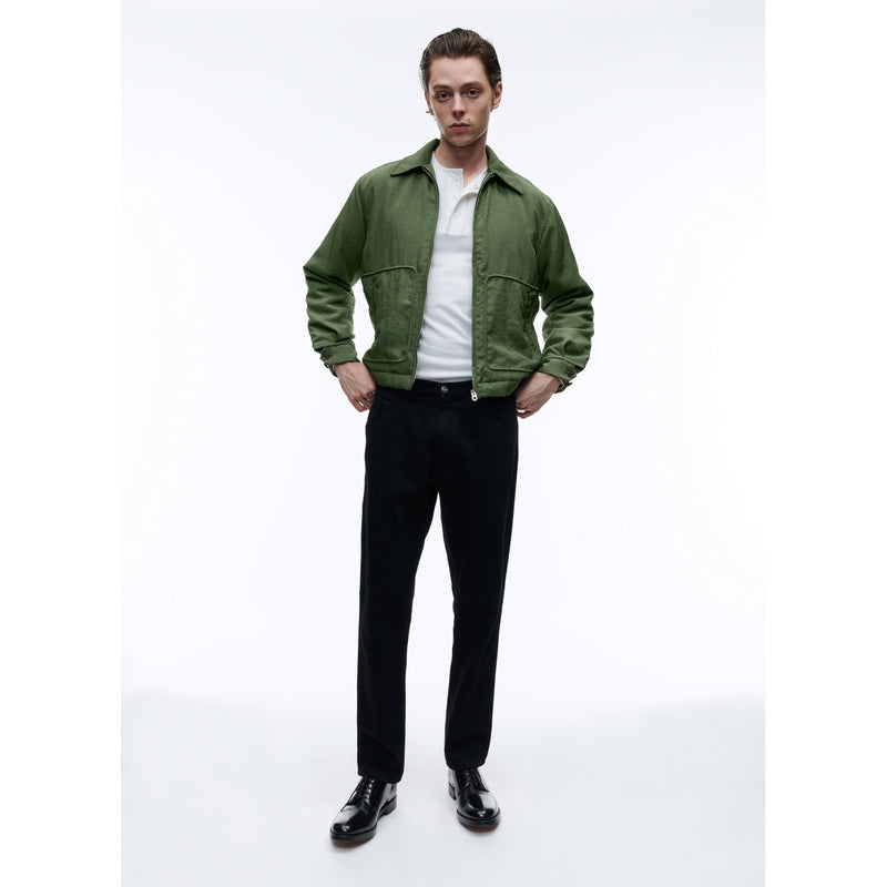 Fursac - Blouson En Toile Déperlante Vert Olive