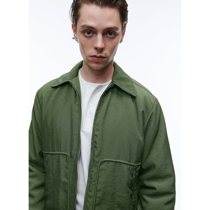 Fursac - Blouson En Toile Déperlante Vert Olive