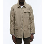 Fursac - Chaqueta de lona de algodón repelente al agua - Taupe - Hombre