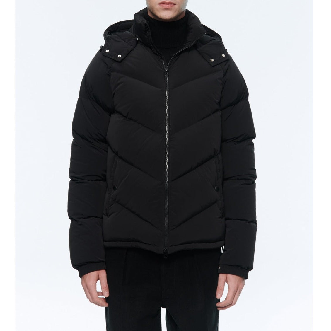 Fursac - Anorak De Lona Repelente Al Agua - Negro