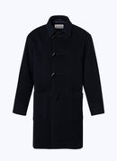 Fursac - Duffle Coat En Drap De Laine - Marine - Homme