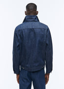 Blouson En Toile De Coton Denim - Bleu