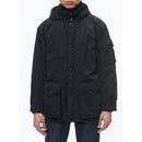 Parka En Toile Déperlante - Bleu Marine