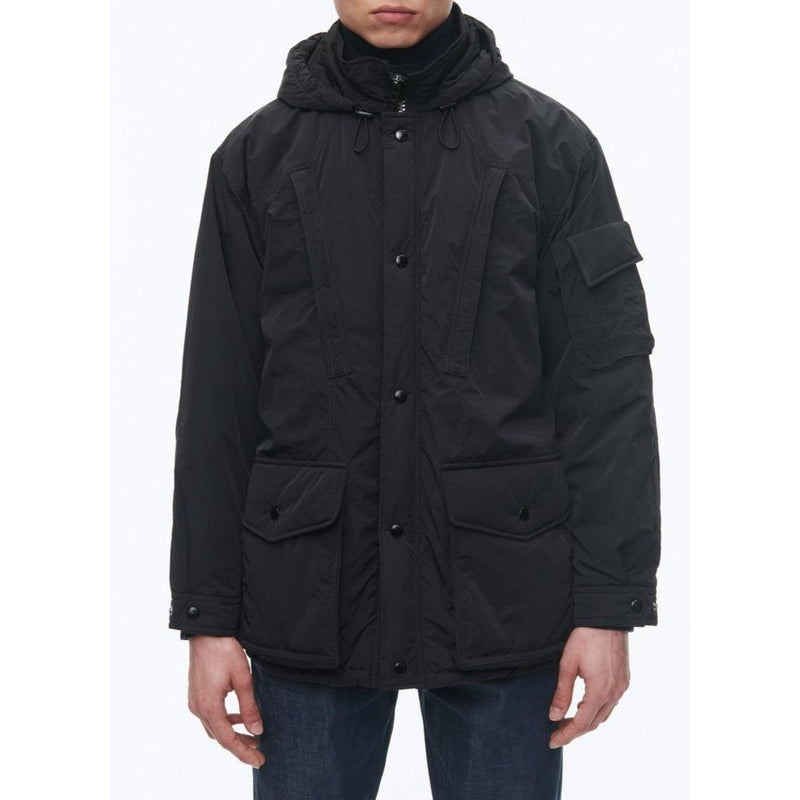 Parka En Toile Déperlante - Bleu Marine