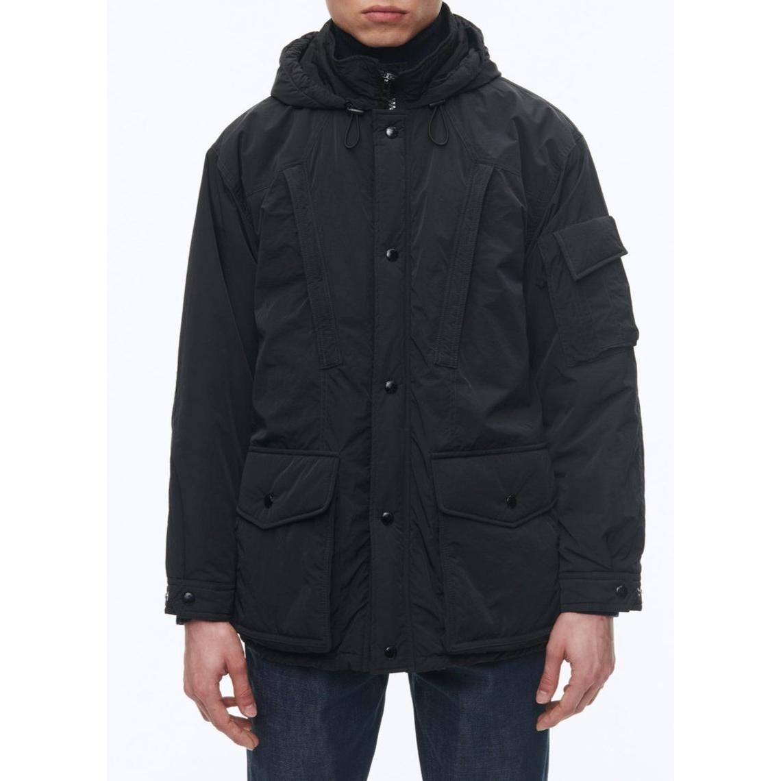 Parka de lona repelente al agua - Azul marino