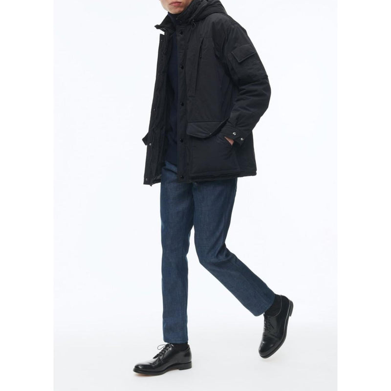 Parka En Toile Déperlante - Bleu Marine