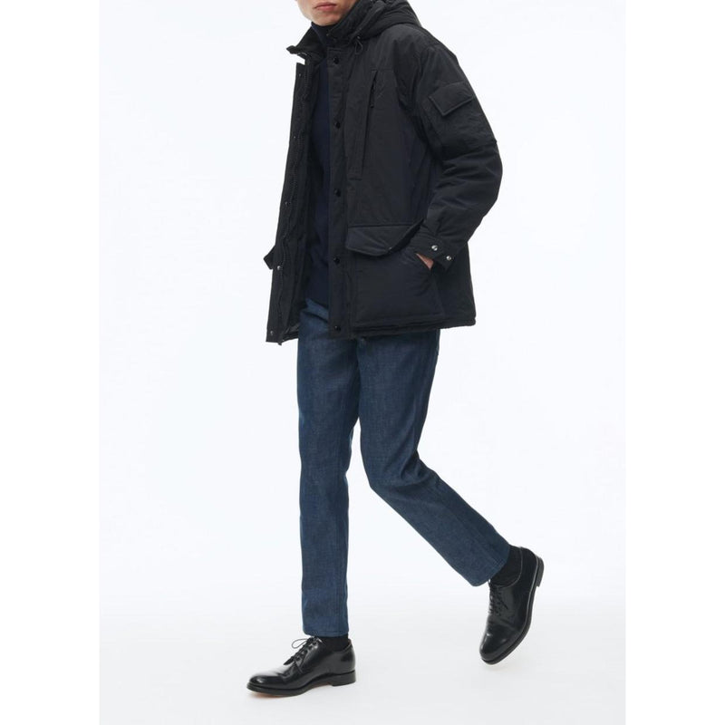 Parka En Toile Déperlante - Bleu Marine