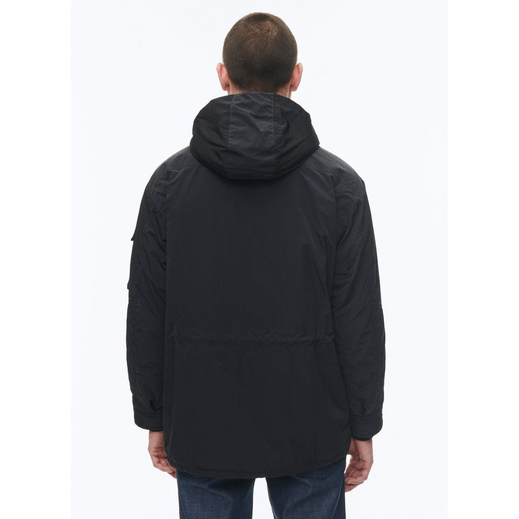 Parka de lona repelente al agua - Azul marino