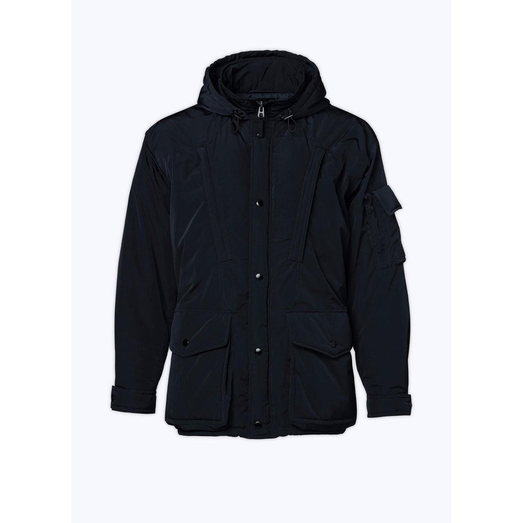 Parka de lona repelente al agua - Azul marino