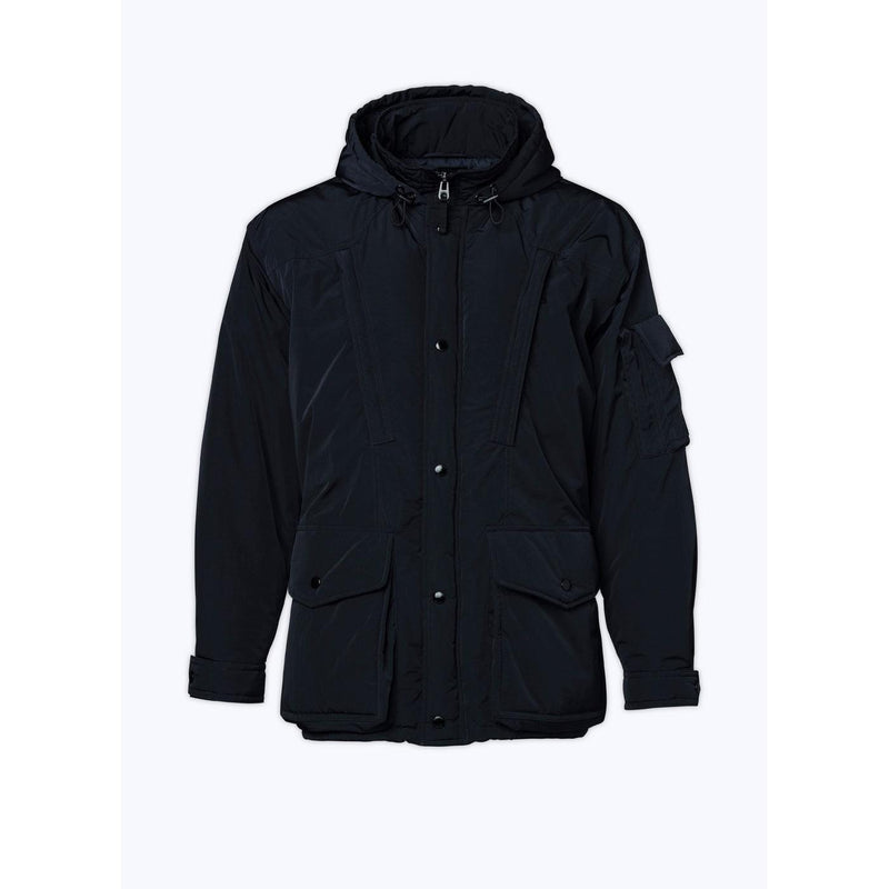 Parka En Toile Déperlante - Bleu Marine