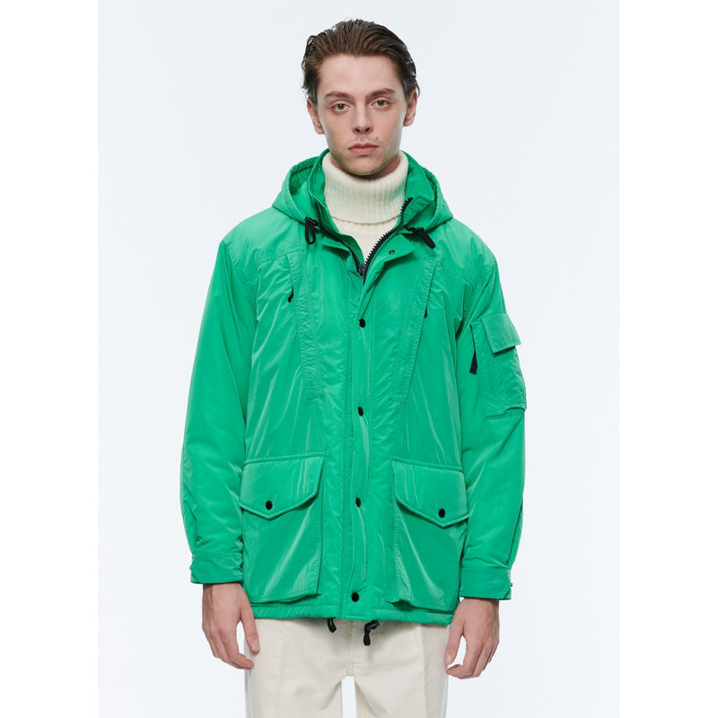 Fursac - Parka En Toile Déperlante Vert - Vert