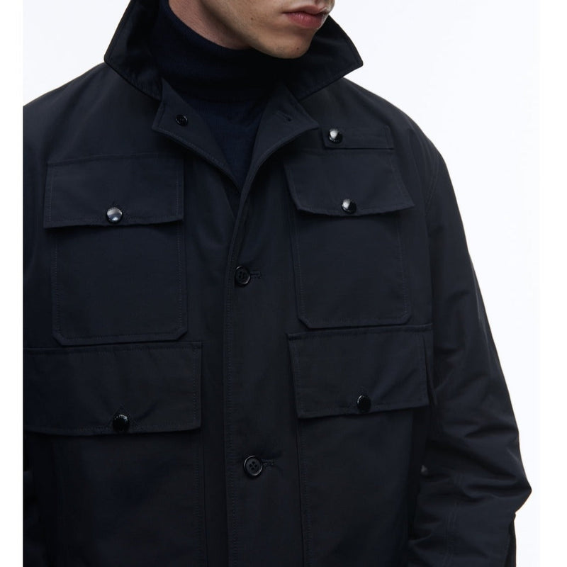 Fursac - Chaqueta reportera multibolsillos - Azul marino - Hombre
