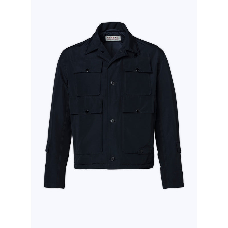 Fursac - Chaqueta reportera multibolsillos - Azul marino - Hombre