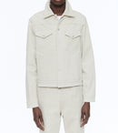 Fursac - Blouson Western En Satin De Coton - Ficelle - Homme