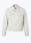 Fursac - Blouson Western En Satin De Coton - Ficelle - Homme