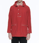 Fursac - Vareuse Longue En Nylon - Rouge - Homme