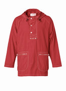 Fursac - Chaqueta larga de nailon - Rojo - Hombre