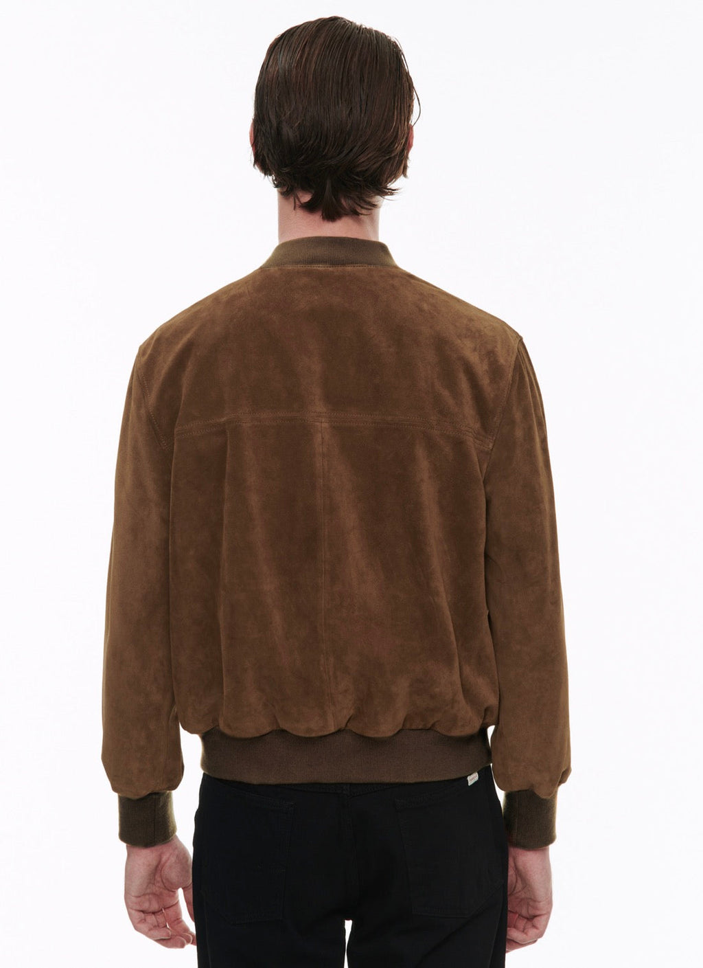 Fursac - Blouson En Daim Caramel - Chocolat - Homme
