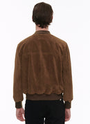 Fursac - Chaqueta de ante caramelo - Chocolate - Hombre