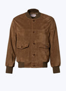 Fursac - Chaqueta de ante caramelo - Chocolate - Hombre