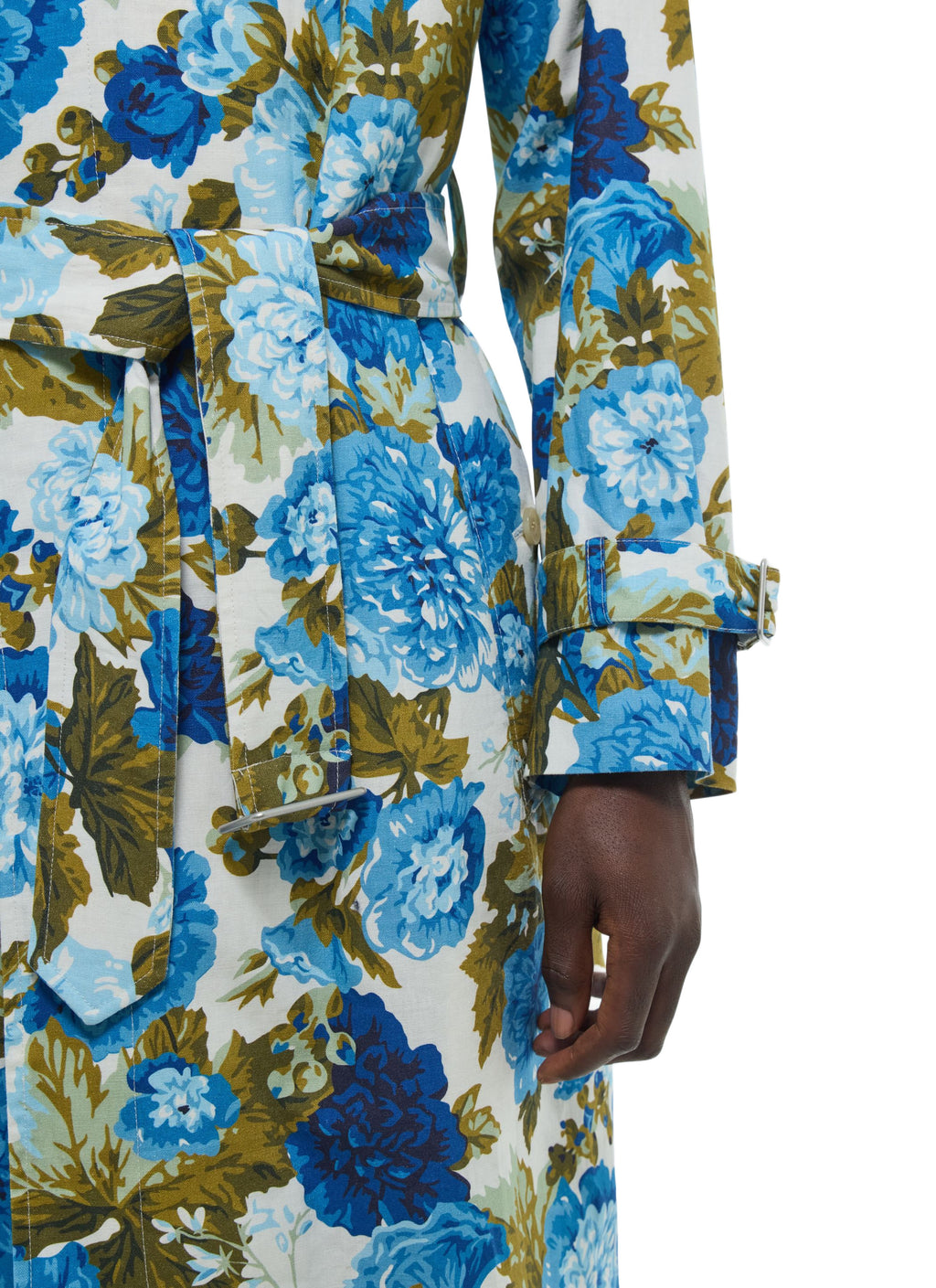 Pardessus Imprimé Fleurs - Imprimé Fleuri Foncé