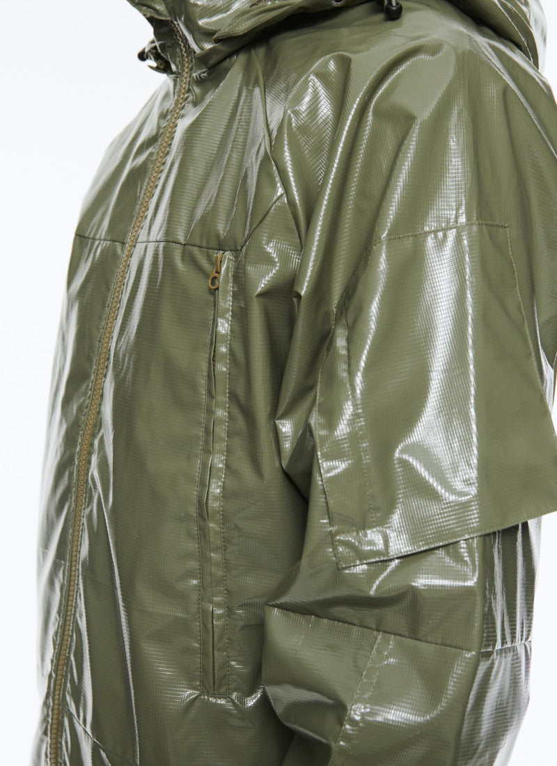 Fursac - Blouson Imperméable Vert Sauge