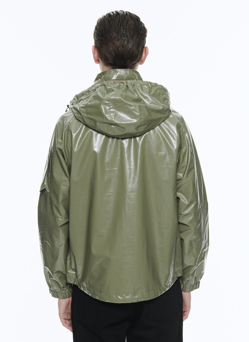 Fursac - Blouson Imperméable Vert Sauge