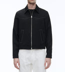 Fursac - Chaqueta vaquera Serge de lana - Negro - Hombre