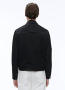 Fursac - Chaqueta vaquera Serge de lana - Negro - Hombre