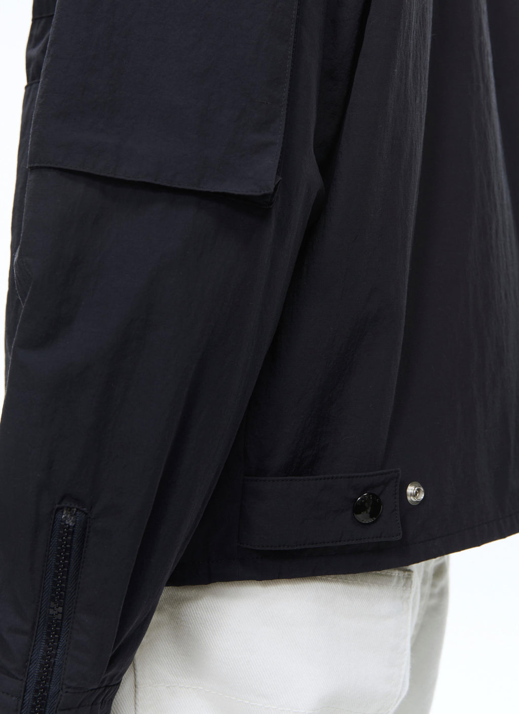 Fursac - Blouson Multipoches En Nylon - Marine - Homme