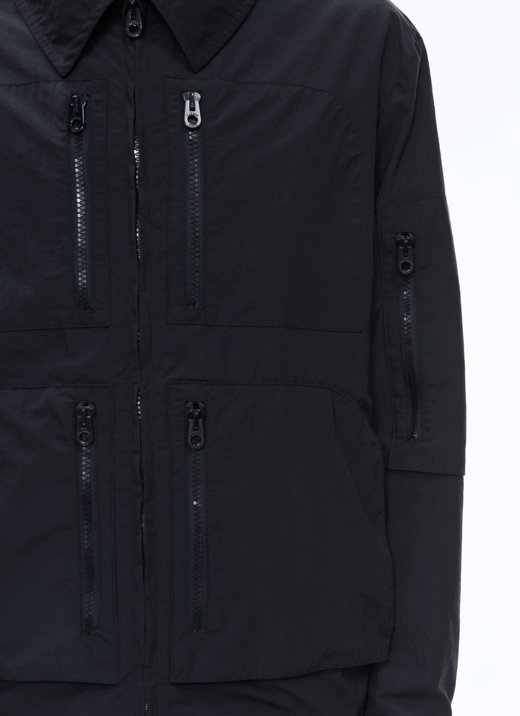 Fursac - Blouson Multipoches En Nylon - Marine - Homme
