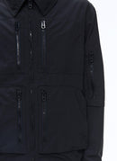 Fursac - Chaqueta de nailon multibolsillos - Azul marino - Hombre