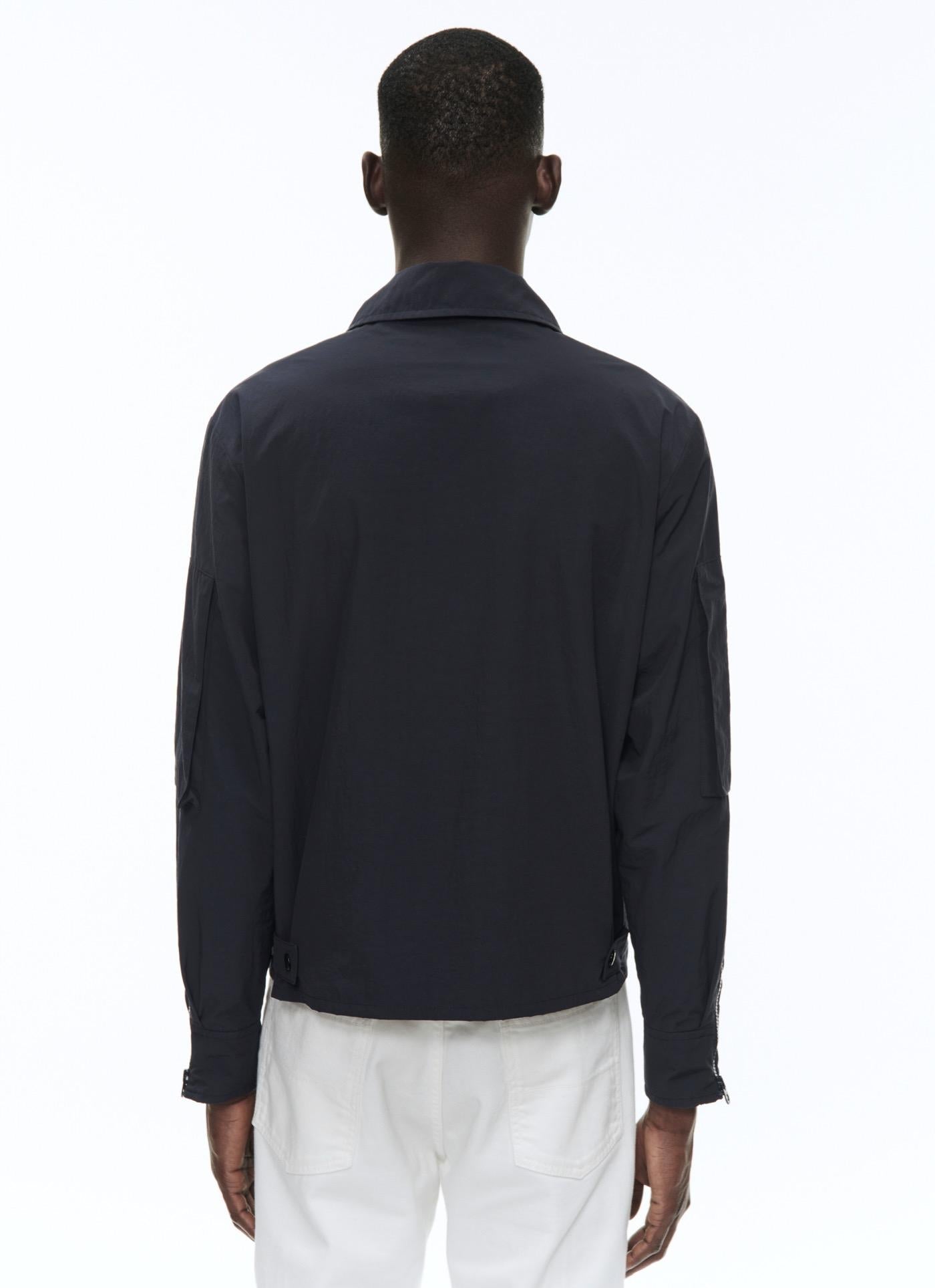 Fursac - Blouson Multipoches En Nylon - Marine - Homme