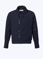 Fursac - Blouson Multipoches En Nylon - Marine - Homme