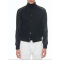 Fursac - Blouson En Laine Et Cuir D'Agneau - Marine