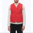 Gilet À Doublure En Fausse Fourrure - Rouge