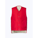 Gilet À Doublure En Fausse Fourrure - Rouge