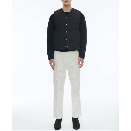 Gilet À Doublure En Fausse Fourrure - Bleu