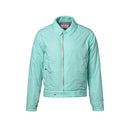Blouson En Toile Technique Froissée - Turquoise
