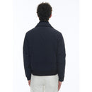Blouson En Toile Technique Froissée - Bleu Nuit - Homme