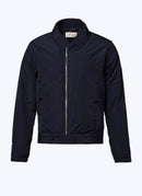 Blouson En Toile Technique Froissée - Bleu Nuit - Homme