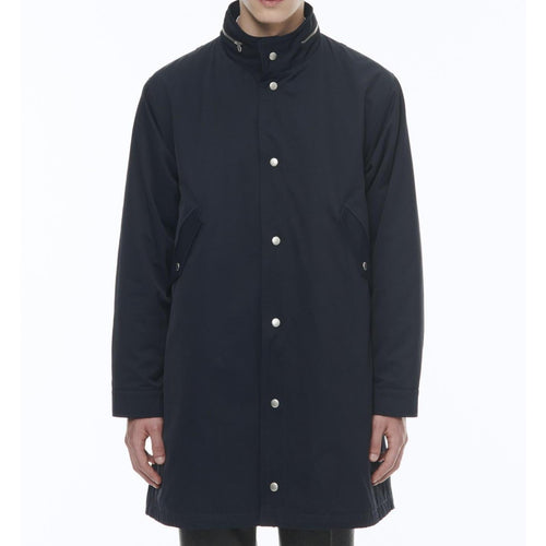 Fursac - Parka Matelassée Fishtail En Twill - Marine