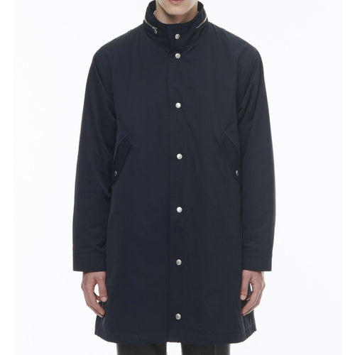 Parka Matelassée Fishtail En Twill - Marine