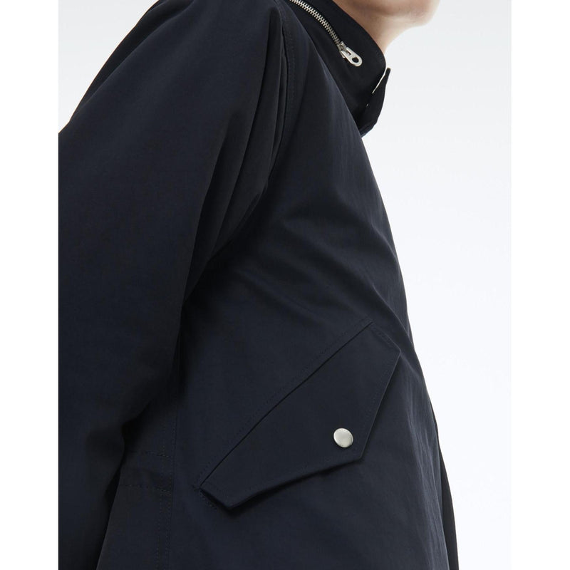 Parka Matelassée Fishtail En Twill - Marine