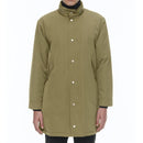 Fishtail Quilted Twill Parka - Olive Green
