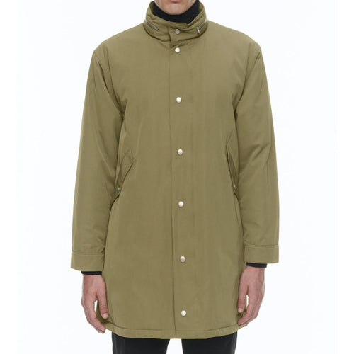 Fursac - Parka Matelassée Fishtail En Twill - Vert Olive