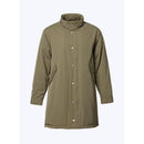 Fishtail Quilted Twill Parka - Olive Green