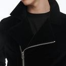 Fursac - Blouson En Velours Palatine - Noir